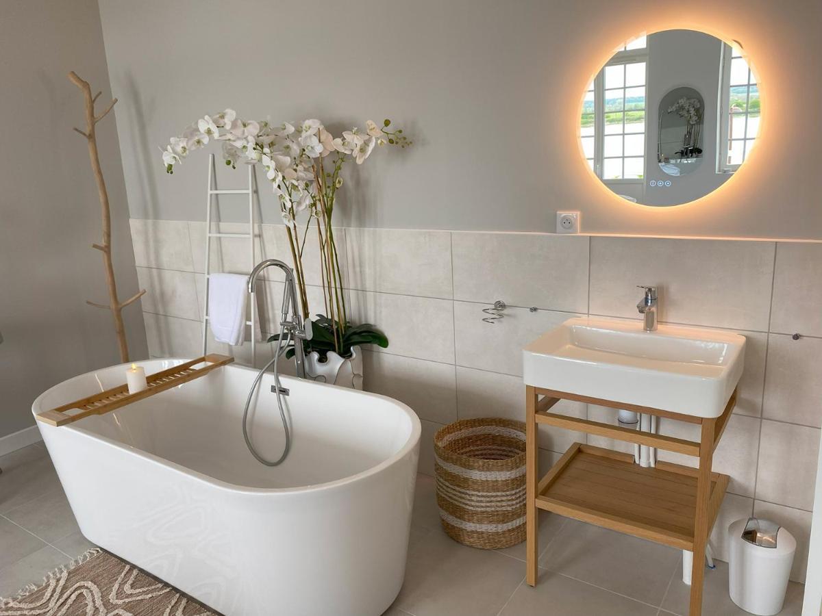 White House, Maison D'Hotes Villequier Bagian luar foto