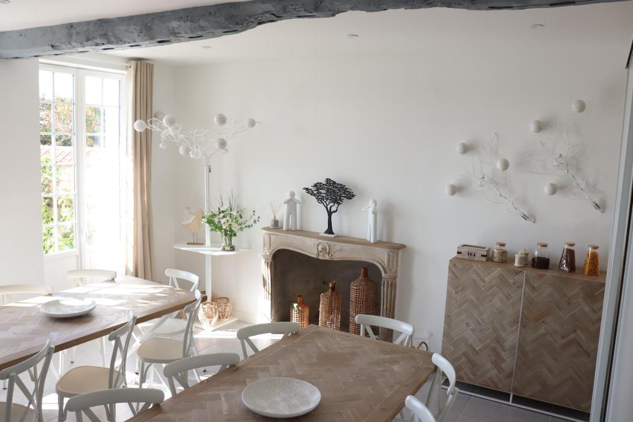 White House, Maison D'Hotes Villequier Bagian luar foto